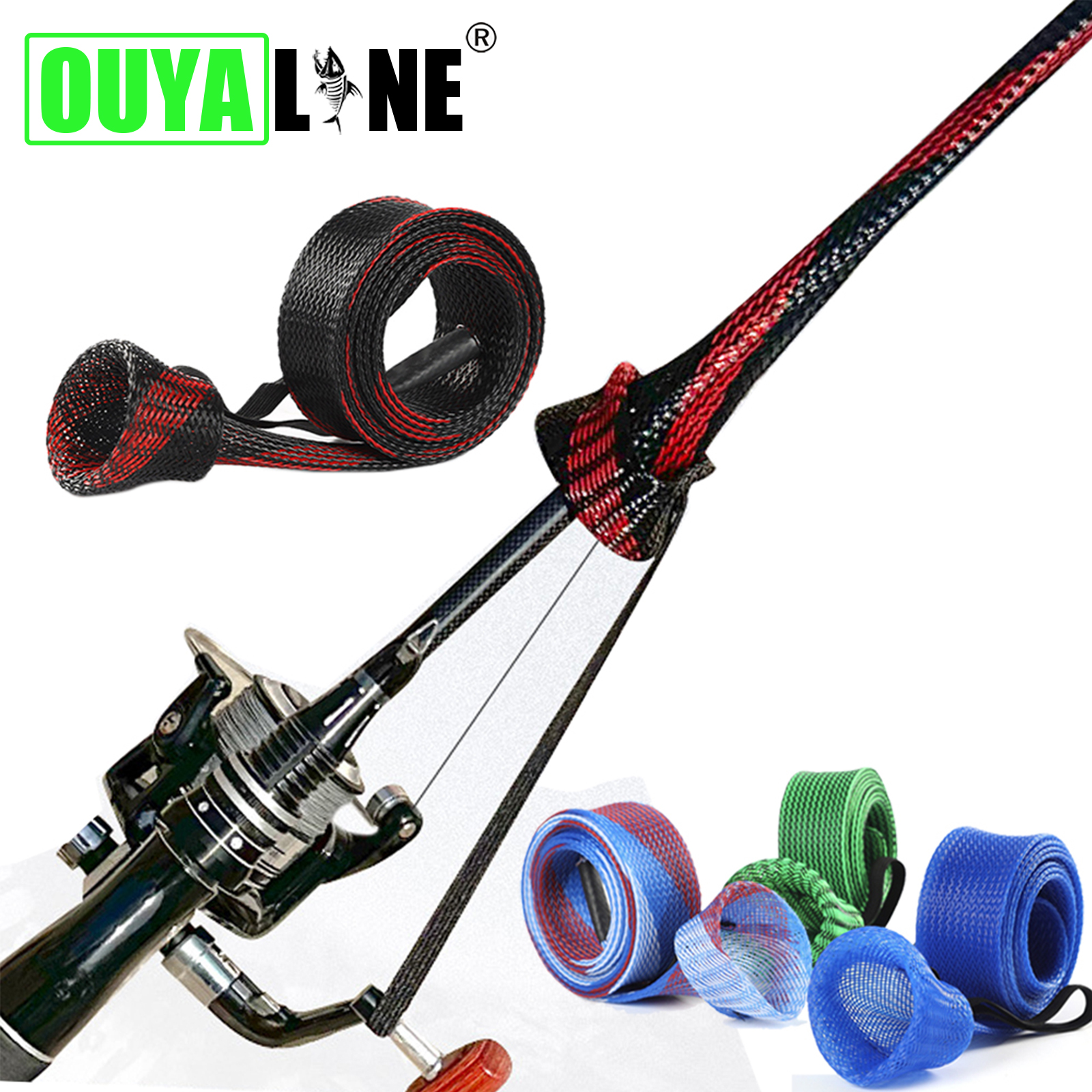 Fishing Rod Repair Kit - OUYALINE Fishing Rod Protective Sleeves Rod