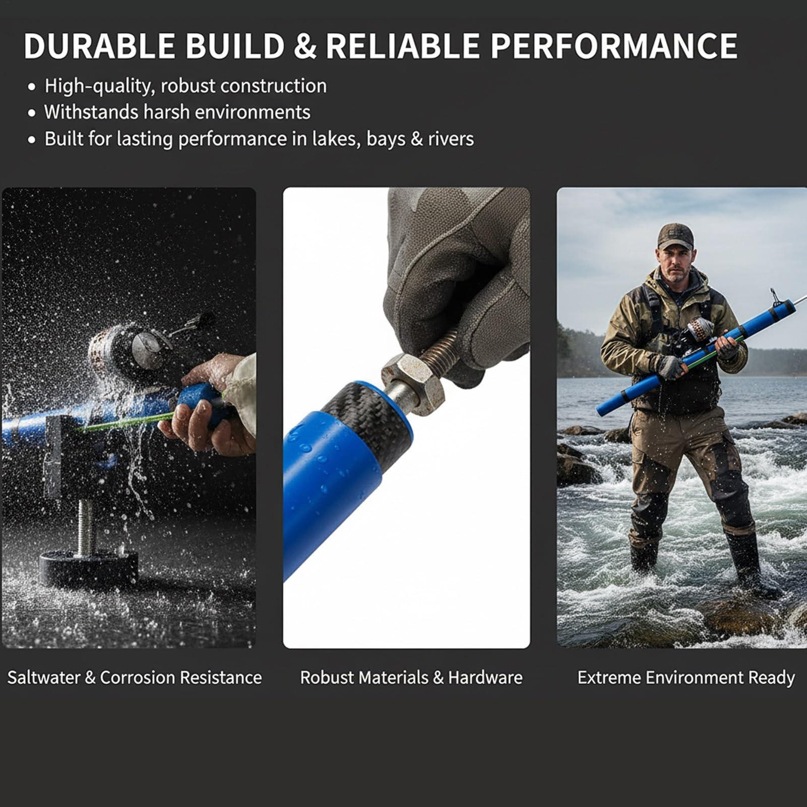 Fishing Rod Combo - Fishing Pole Slingshot Design Compact Fish