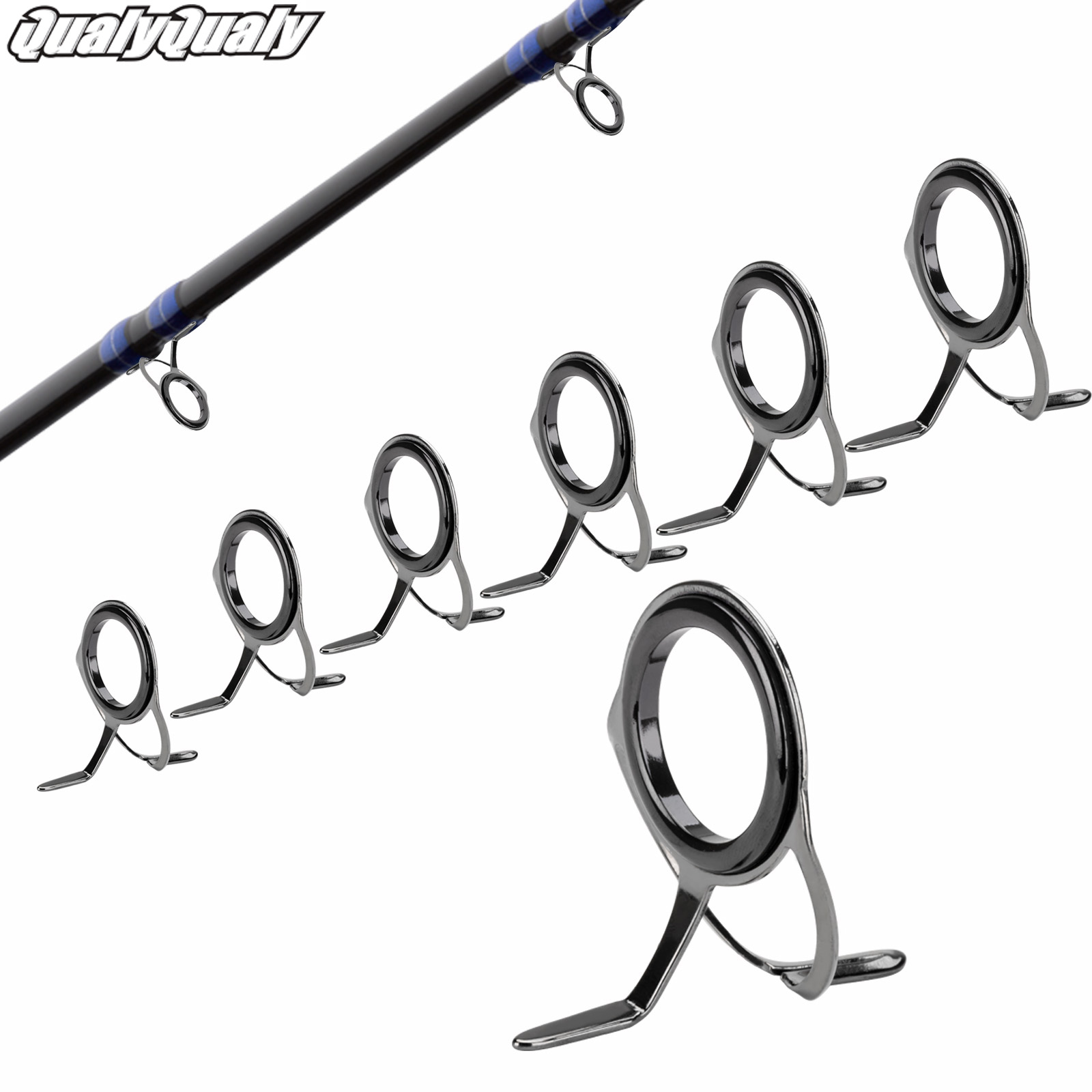 7pcs Fishing Rod Guides Repair - đánh giá và giá Fishing Rod Guide Replacement