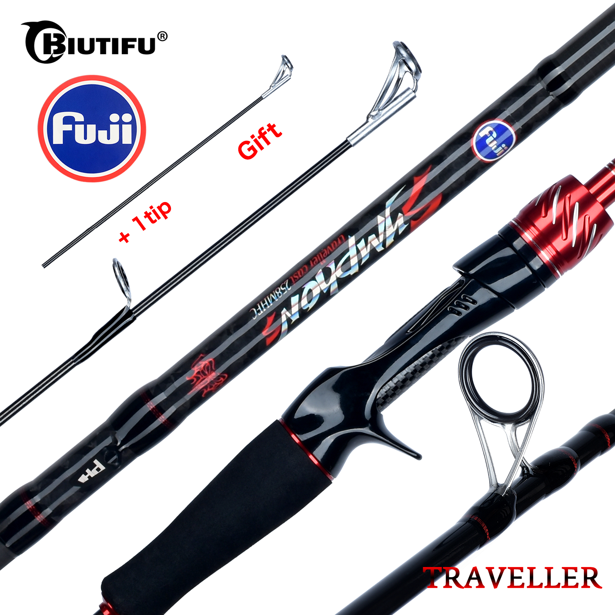 BIUTIFU Spinning Casting Fuji  - đánh giá và giá Fishing Rod Surf