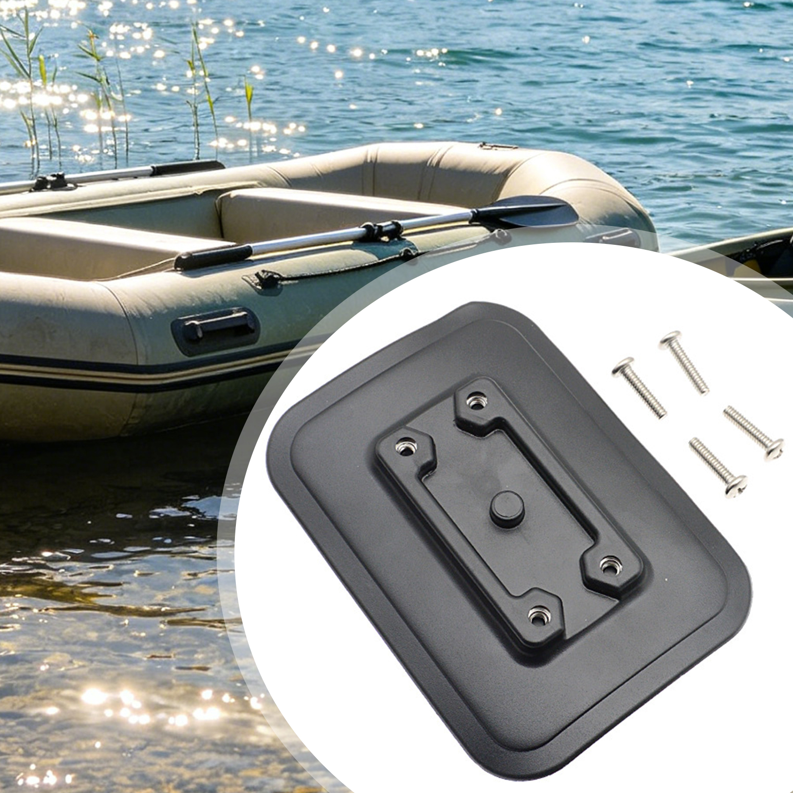 1 Set Inflatable Boat Fishing  - đánh giá và giá Fishing Rod Boat