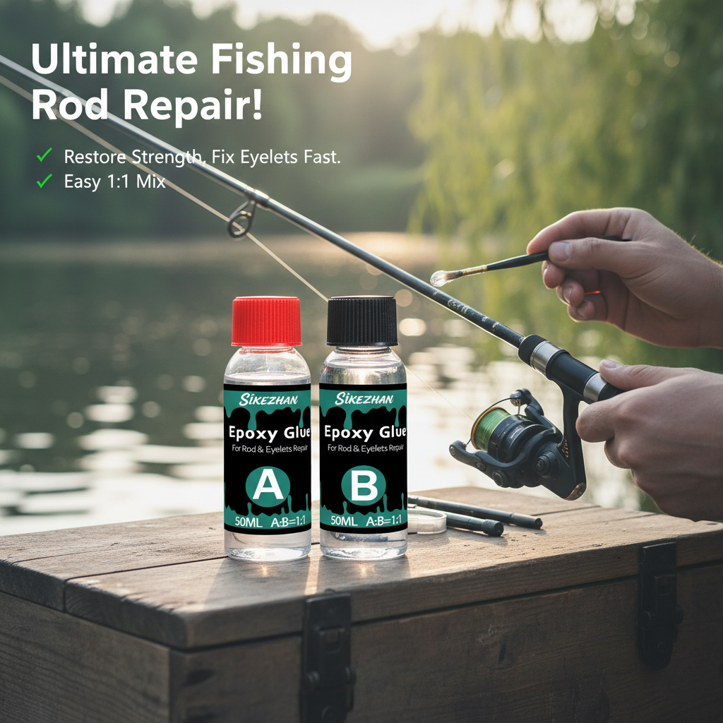 AB Epoxy 1:1 for Fishing Rod R - đánh giá và giá Fishing Rod Building Kit