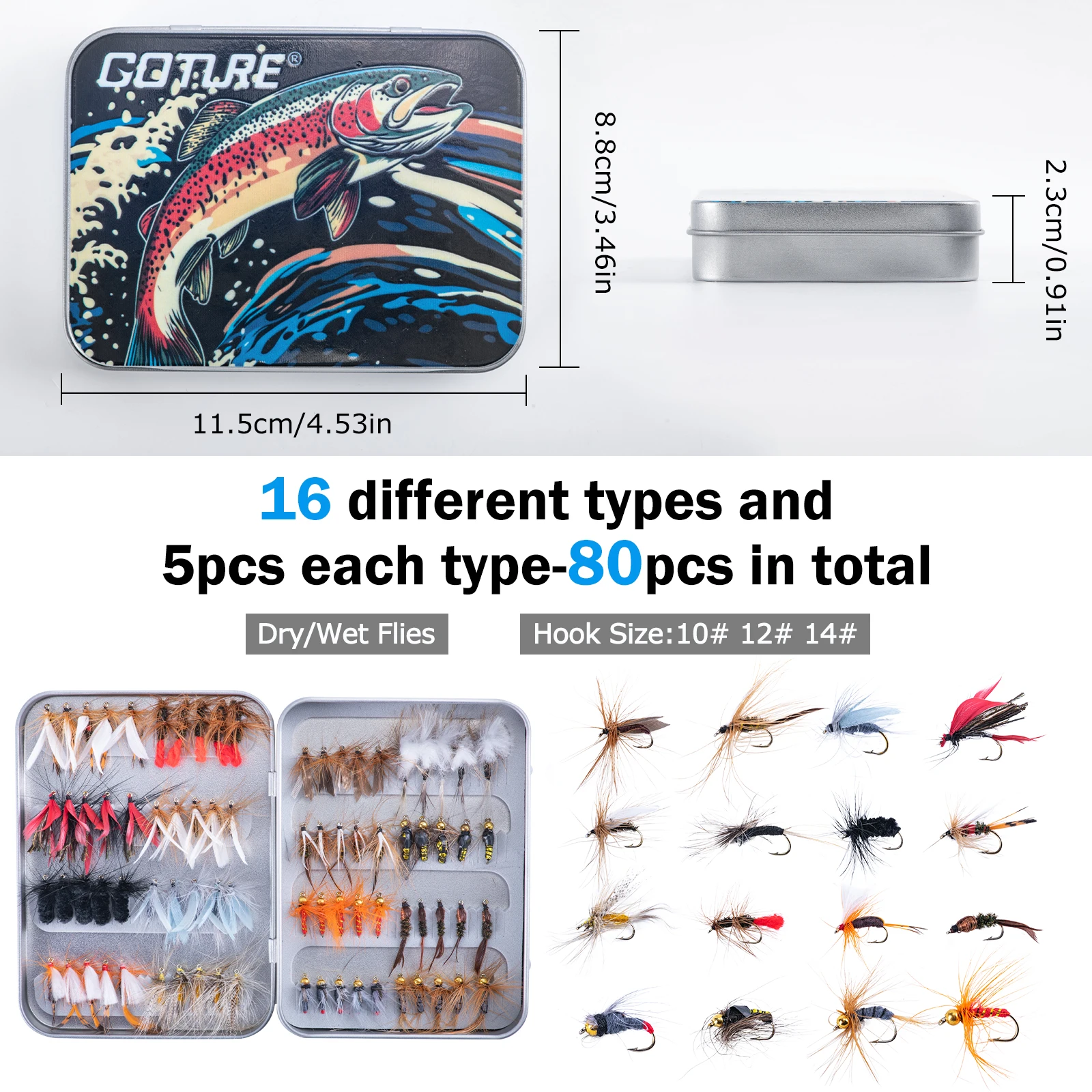 Goture Fly Fishing Rod and Ree - đánh giá và giá Fishing Rod Fly