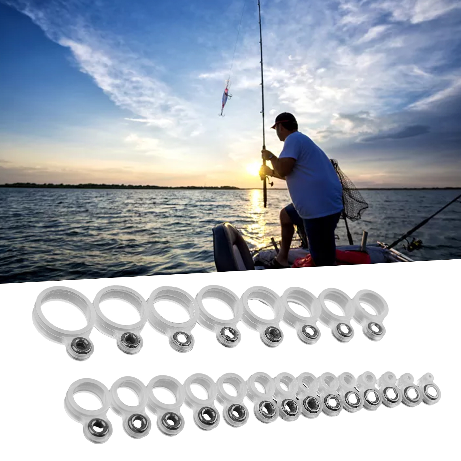 14/22Pcs Fishing Rod Eyelet Re - đánh giá và giá Fishing Rod Building Kit