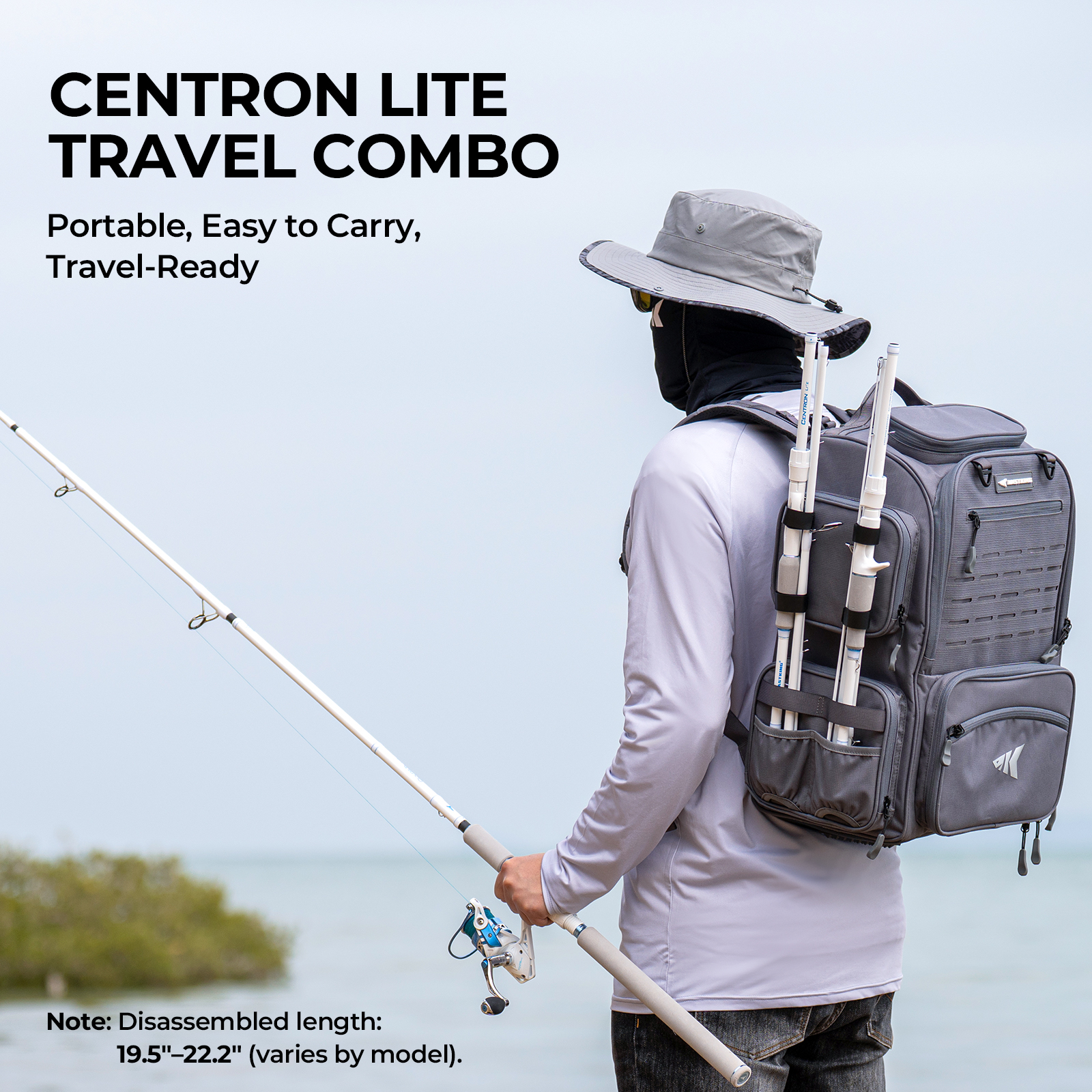 KastKing Centron Lite Travel S - đánh giá và giá Fishing Rod Combo