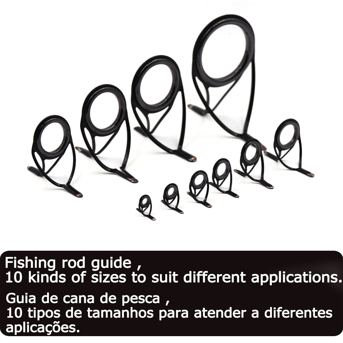 9KM OB Curved Rod Guide Kit 10 - đánh giá và giá Fishing Rod Spinning