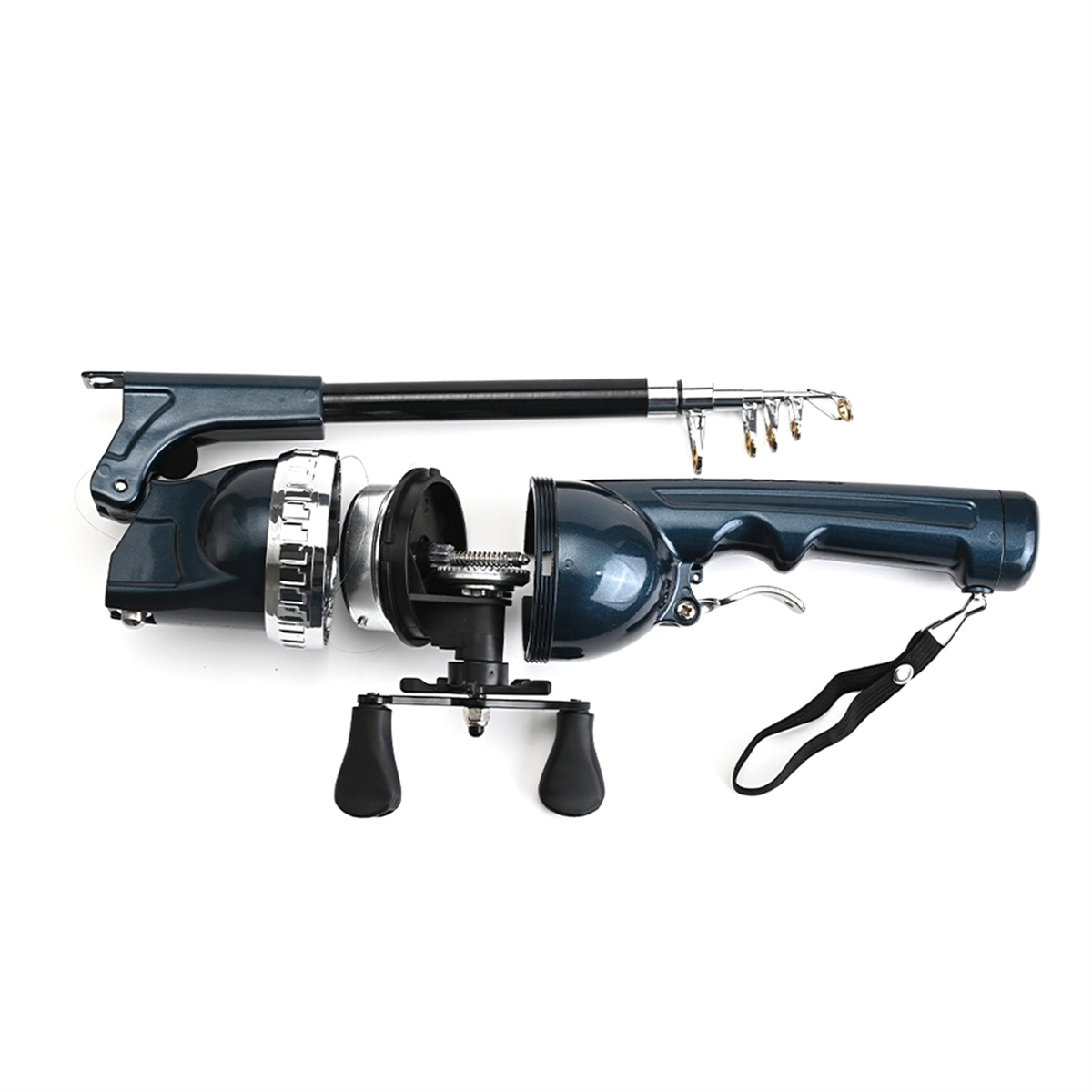 X59A_Portable Folding Fishing  - đánh giá và giá Fishing Rod Travel