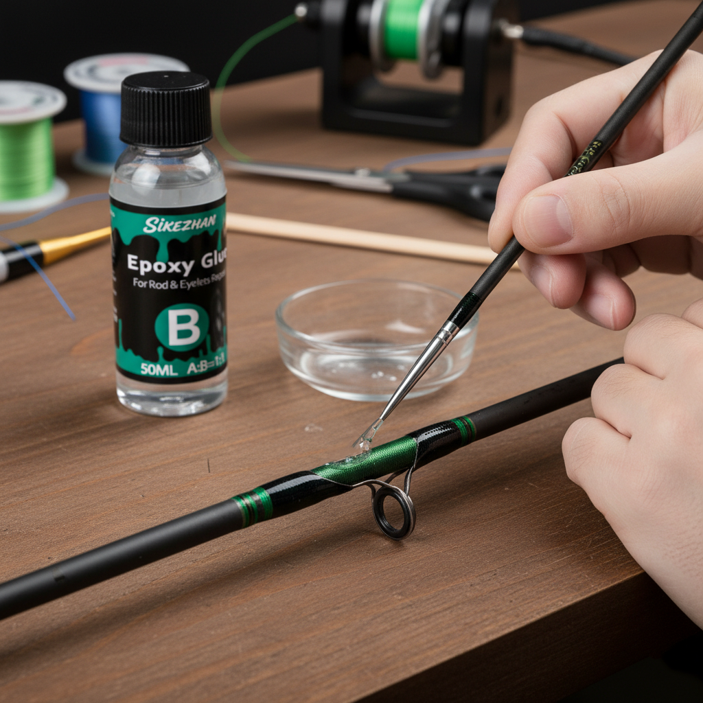 Clear 2-Part Fishing Rod Epoxy - đánh giá và giá Fishing Rod Repair Kit