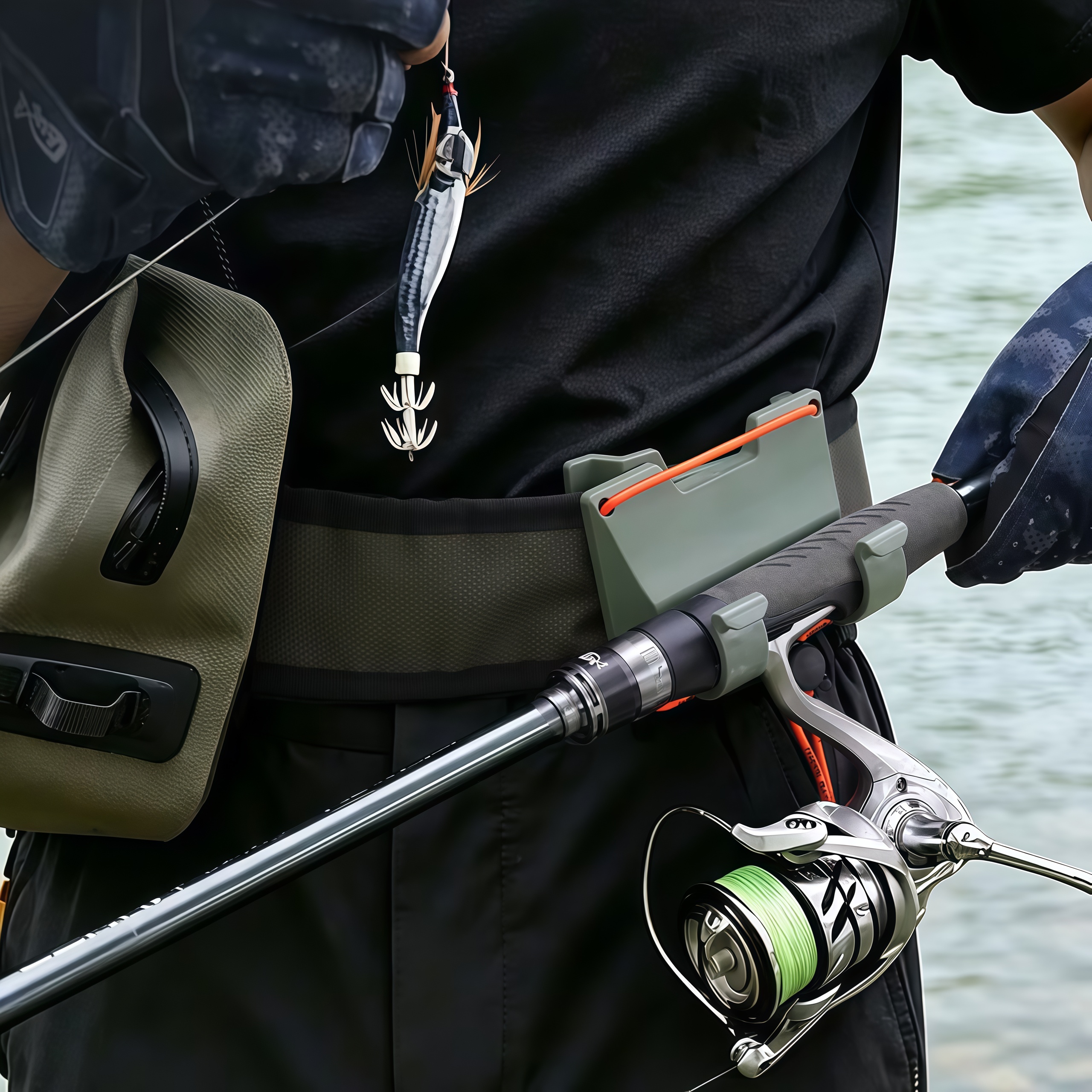 DEUKIO Outdoor Belt Clip Rod H - đánh giá và giá Fishing Rod Fly