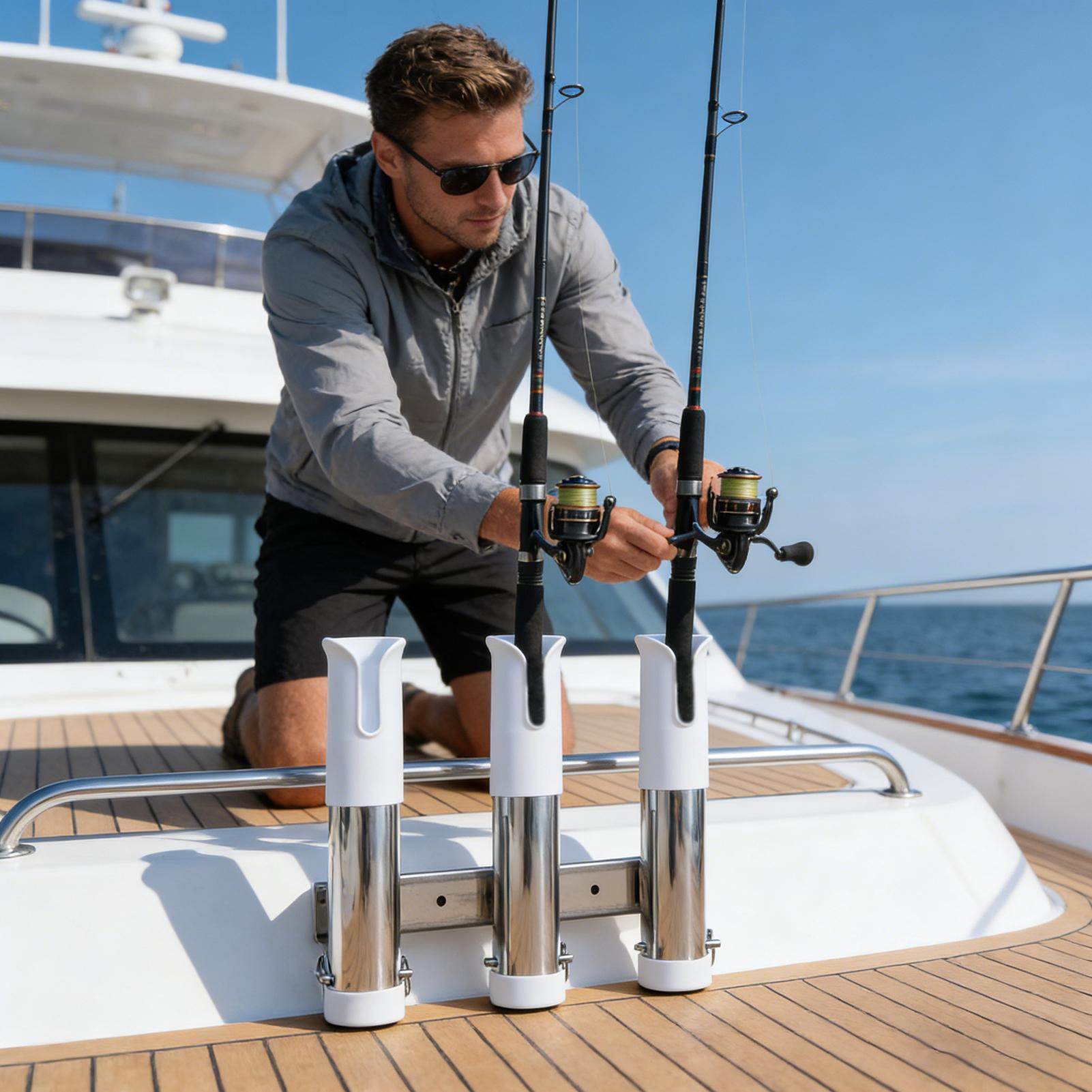 Rod Holder For Boat 3 Tube Lin - đánh giá và giá Fishing Rod Rack