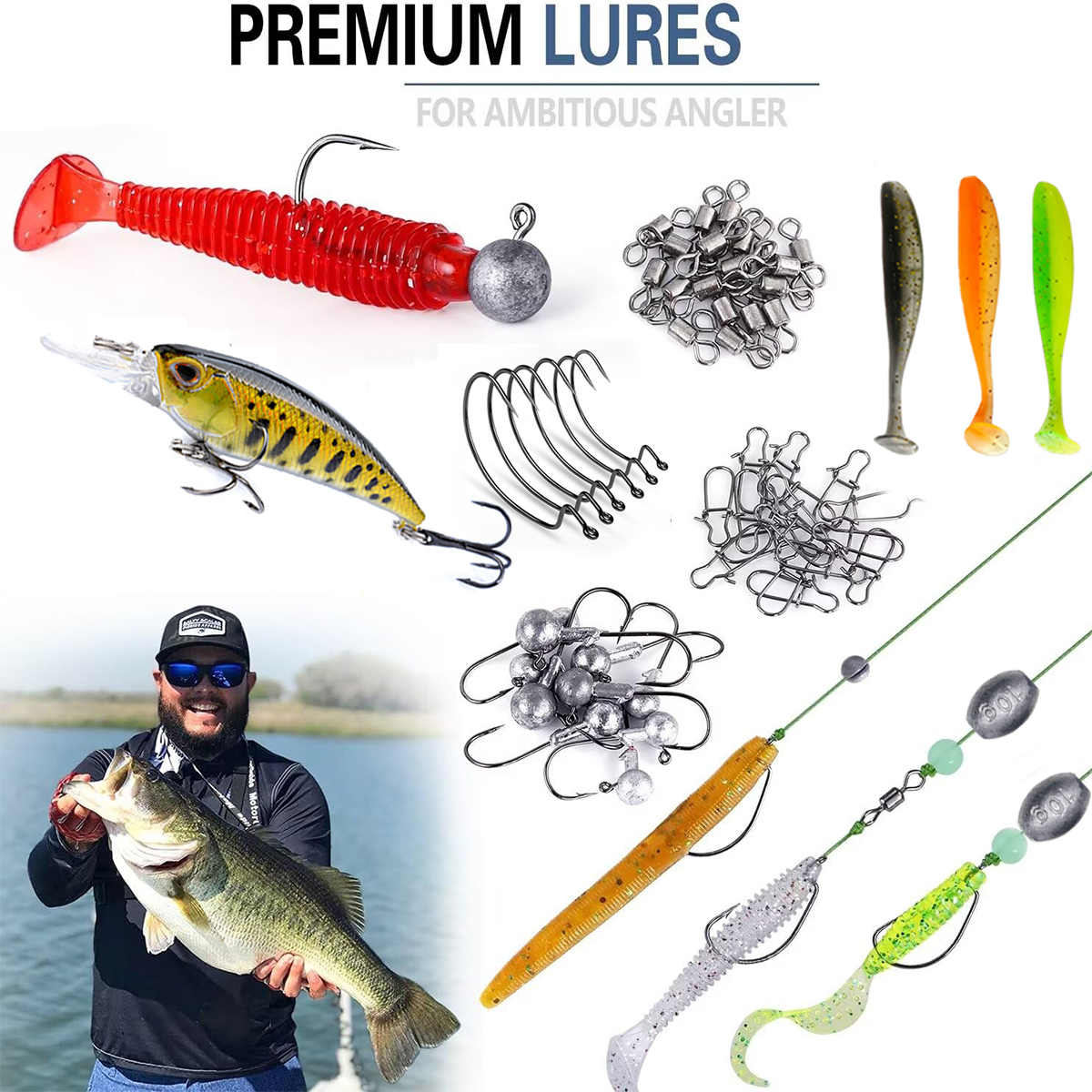 Fishing Pole Set Full Kits Wit - đánh giá và giá Fishing Rod Combo