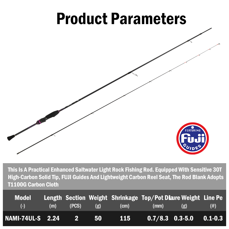 LEYDUN NAMI Ultralight Ajing R - đánh giá và giá Fishing Rod Surf