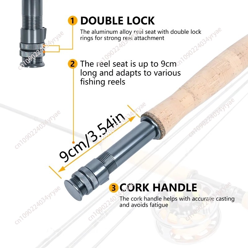 8 Fan Premium Fly Fishing Comb - đánh giá và giá Fishing Rod Fly