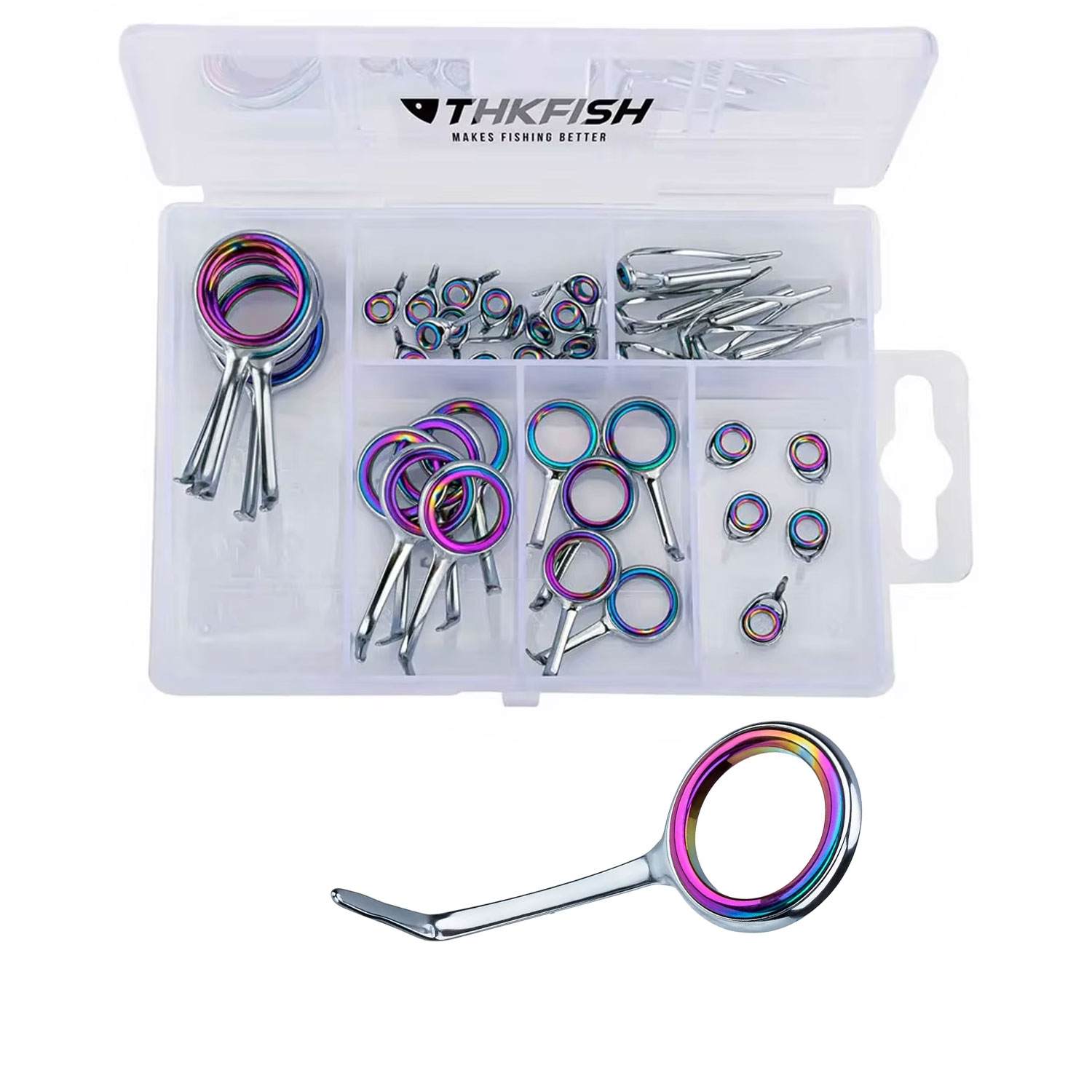 40pcs Colorful Fishing Rod Gui - đánh giá và giá Fishing Rod Repair Kit