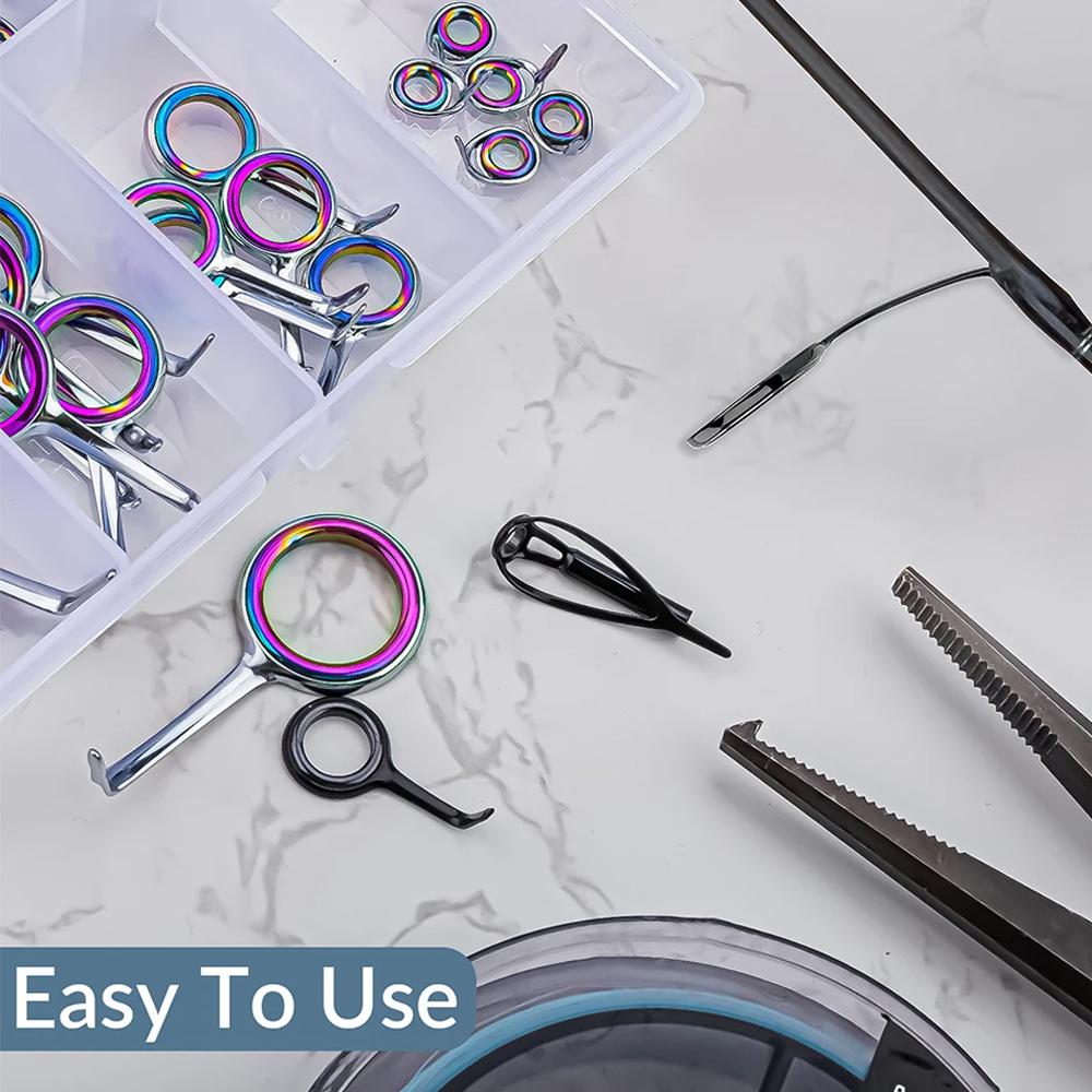 40pcs Colorful Fishing Rod Gui - đánh giá và giá Fishing Rod Repair Kit