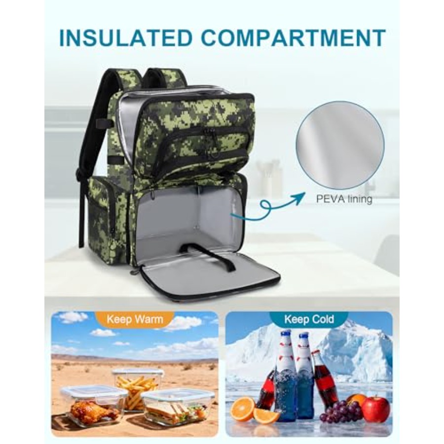 Fishing Backpack with Rod Hold - đánh giá và giá Fishing Rod Holder