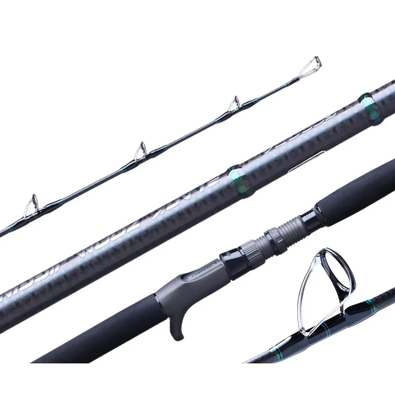 【Popular】Black Zoom Japan Tora - đánh giá và giá Fishing Rod Boat